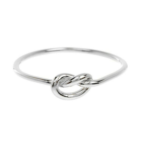 Sterling Forever Jewelry - Sterling Forever .925 Love Knot Ring, sz 6 ~ NEW